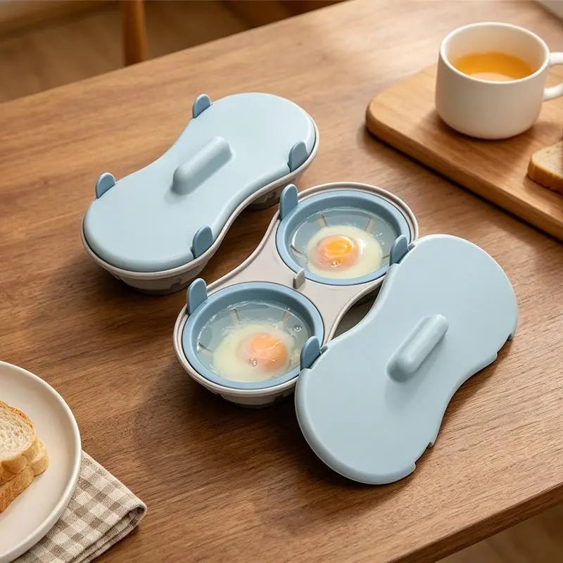 🥚 Microwave Egg Poacher — Easy Poached Eggs, No Stovetop Needed 🍳