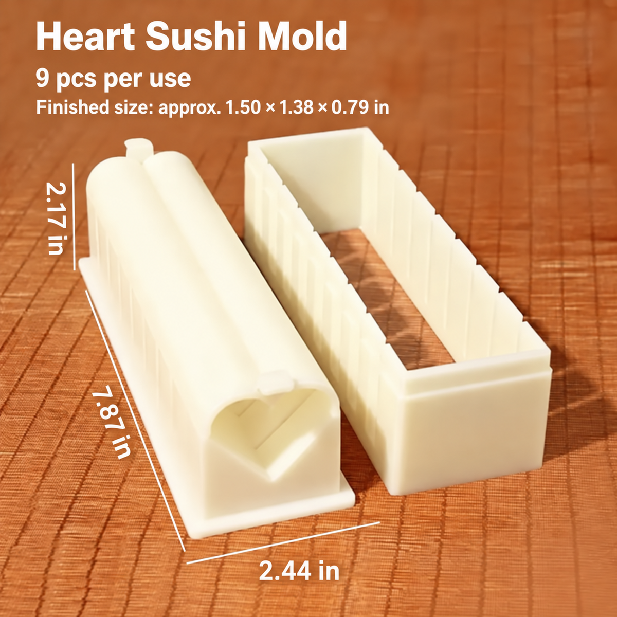 🍣 Sushi Maker Mold – Perfect Homemade Rolls Made Easy