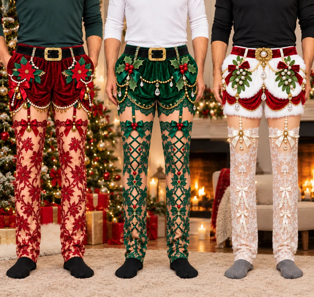 🎄 Funny Christmas Pajama Pants — Soft, Stretchy Comfort with a Cheeky Holiday Twist 🎁
