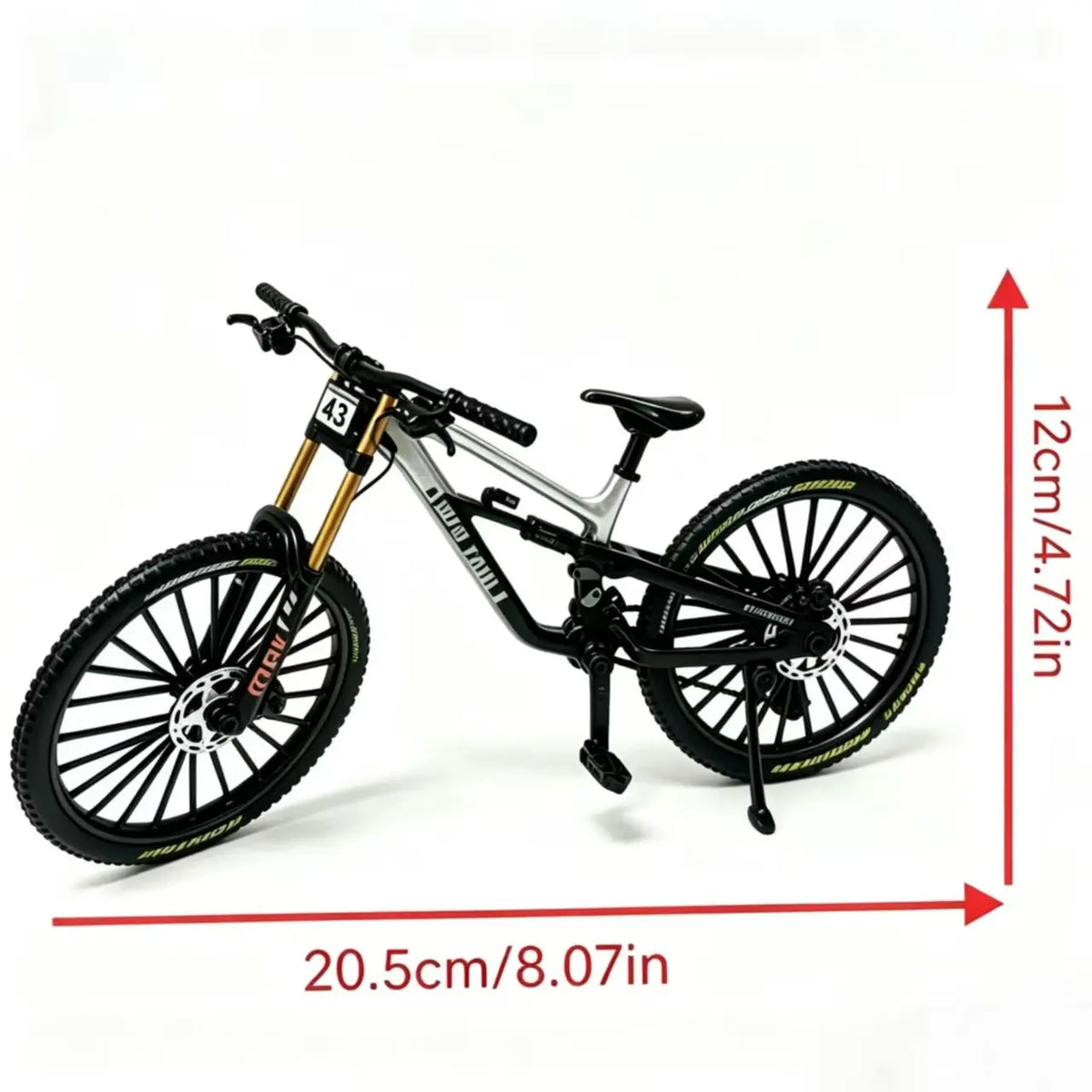 🚵 Mini Mountain Bike Model — Realistic Zinc Alloy Desk Décor in 3 Colors 🎁