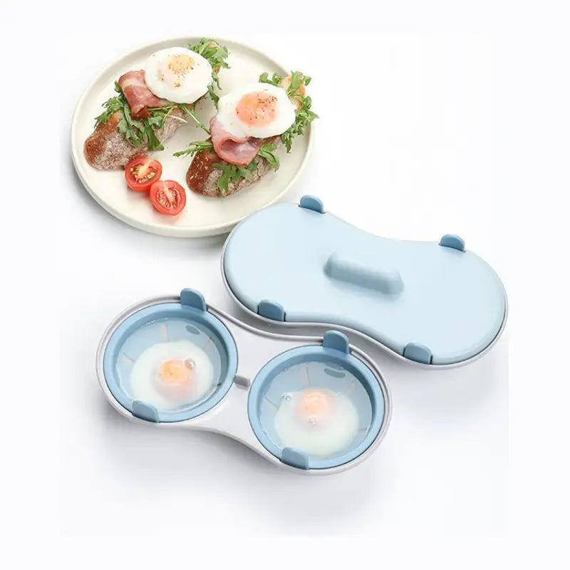 🥚 Microwave Egg Poacher — Easy Poached Eggs, No Stovetop Needed 🍳