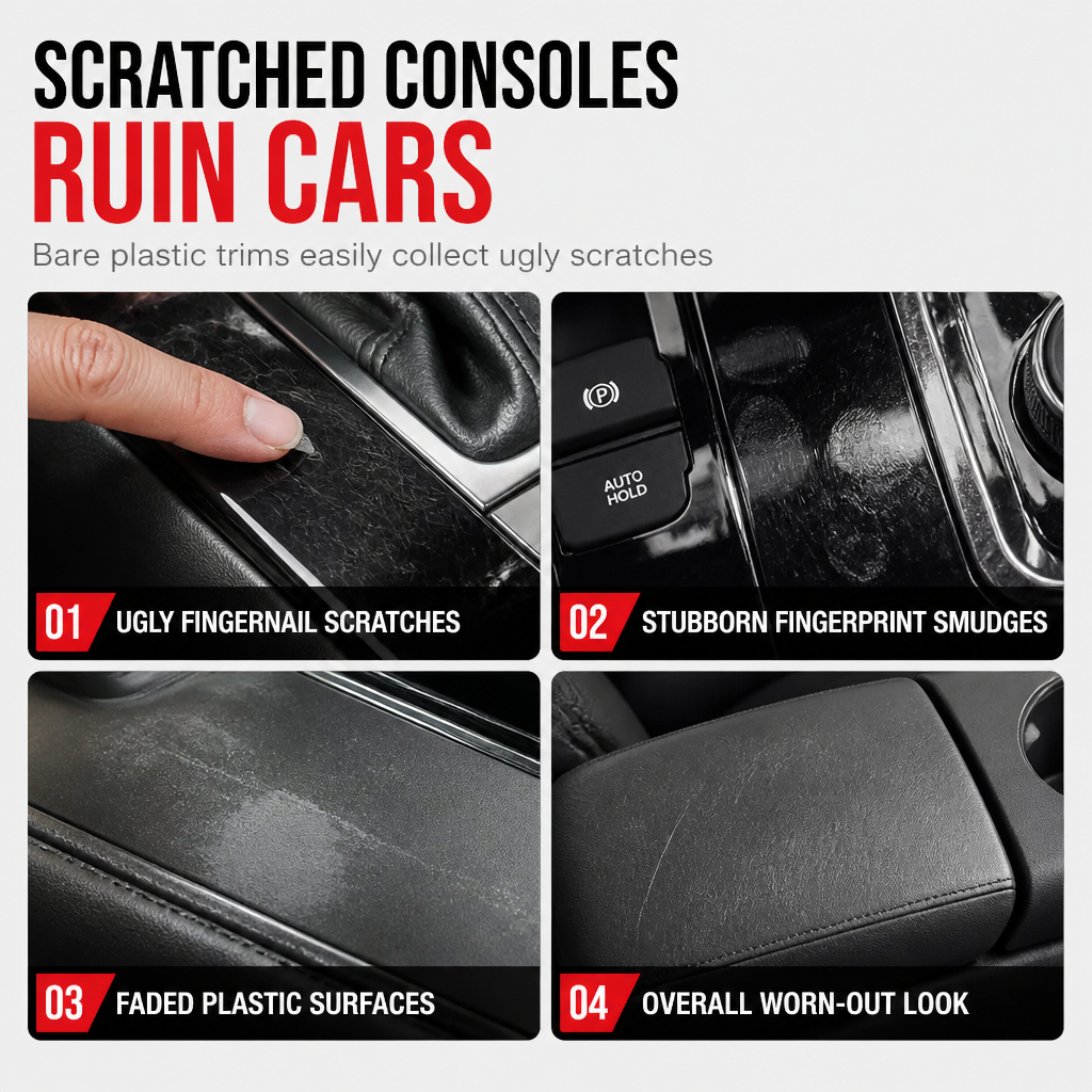 🚗 Self-Adhesive Carbon-Look Trim Film — Peel, Stick & Refresh Your Car’s Style ✨